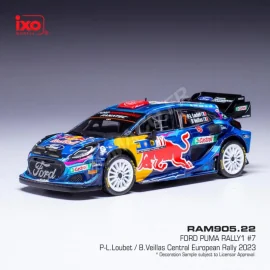 Miniature FORD PUMA RALLY 1 7 LOUBET/VEILLAS WRC RALLYE D'EUROPE CENTRALE 2023