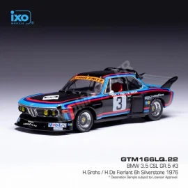 Miniature BMW 3.5 CSL GR.5 3 GROHS/DE FIERLANT 6H DE SILVERSTONE 1976 4EME