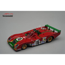 Miniature FERRARI 312 PB 16 ARTURO MERZARIO/CARLOS PACE 24H DU MANS 1973