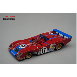 Miniature FERRARI 312 PB 17 TIM SCHENKEN/CARLOS REUTEMANN 24H DU MANS 1973