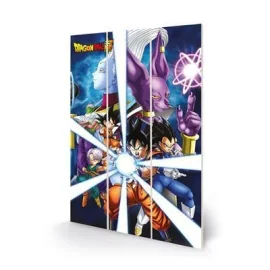 Poster DRAGON BALL Z - God of Destruction - Impression sur bois