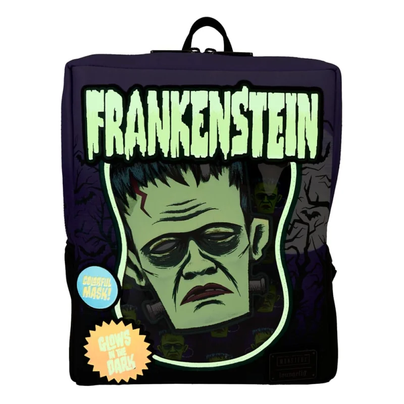 Sac Universal Monsters by Loungefly sac à dos Mini Frankenstein Neon Mask