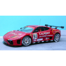 Miniature FERRARI 360 LM LE MANS 2003 BODY WHEELS SPOILER DECAL