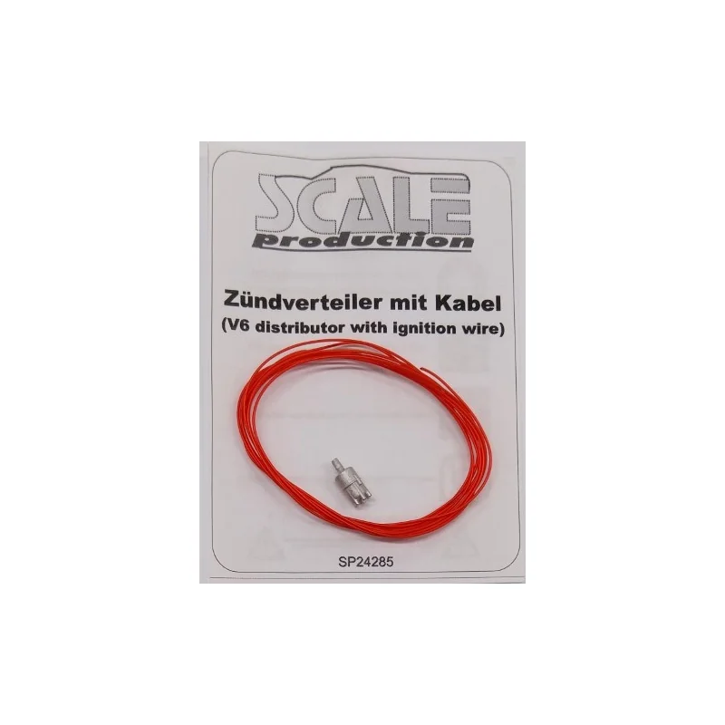  V6 DISTRIBUTOR WITH IGNITION WIRE RED