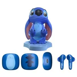  Lilo & Stitch - Mini support Holdems & casque sans fil Stitch & TWS Buds Pro