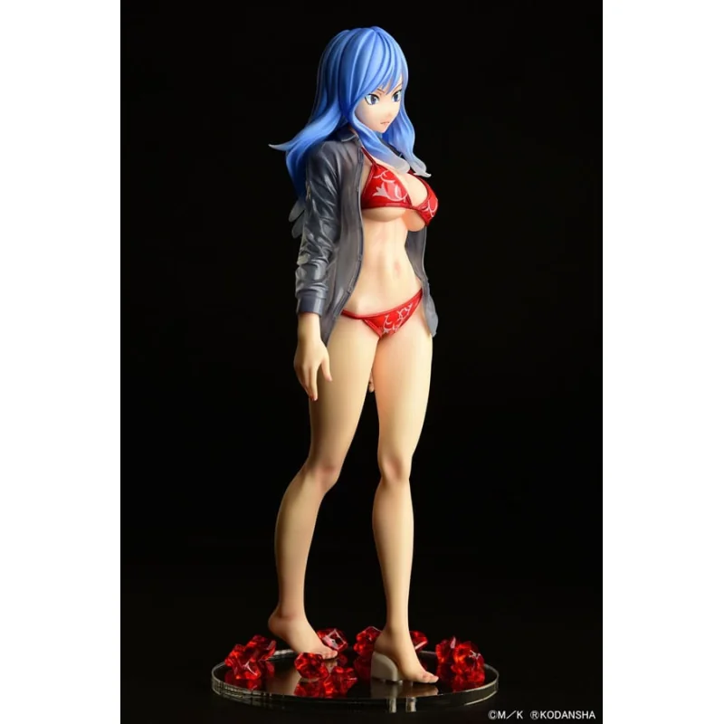 Fairy Tail statuette 1/6 Jubia Lokser Gravure_Stylesee-through wet shirt Red Bikini!! 25 cm