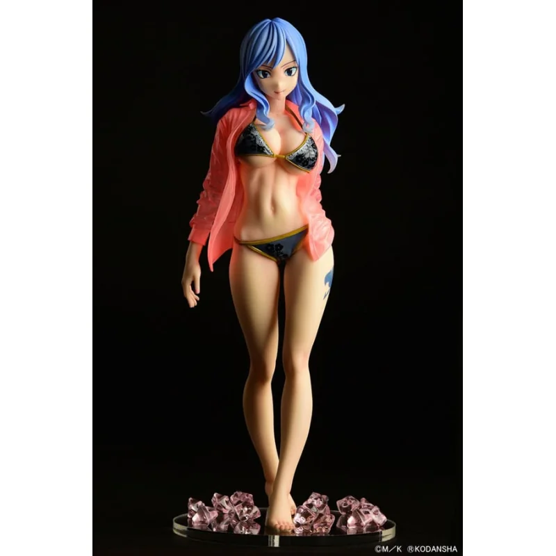 Figurine Fairy Tail statuette 1/6 Jubia Lokser Gravure_Stylesee-through wet shirt Black Bikini!! 25 cm