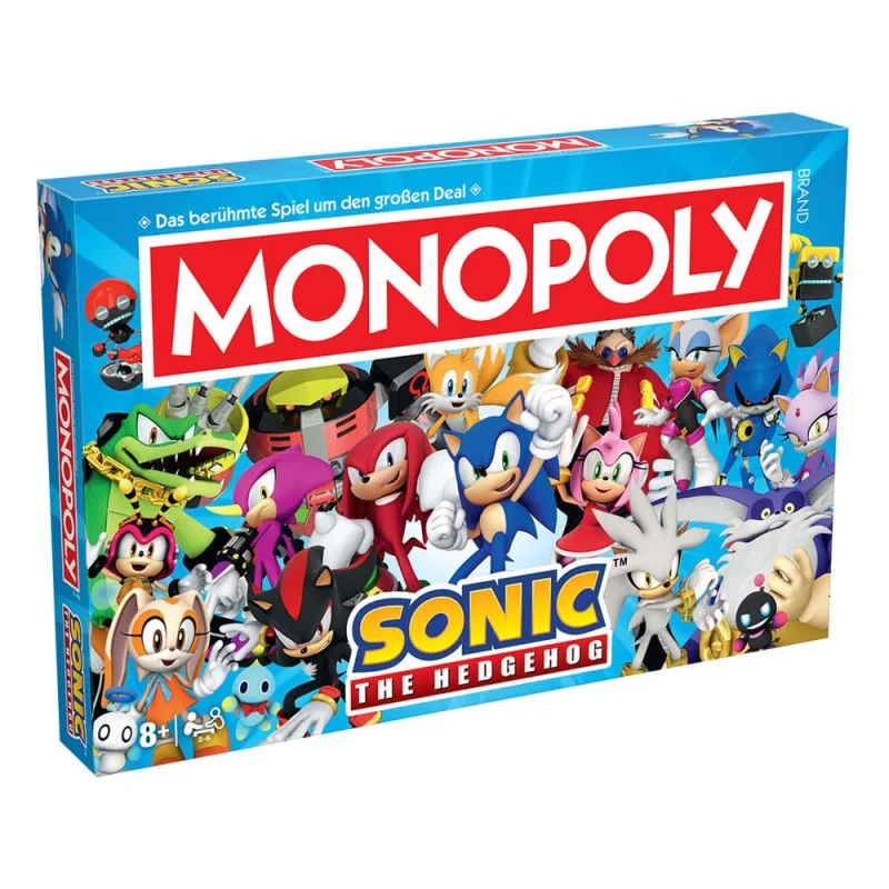  Monopoly jeu de plateau Sonic the Hedgehog *ALLEMAND*