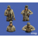 Figurines U.S. tank crew WWII