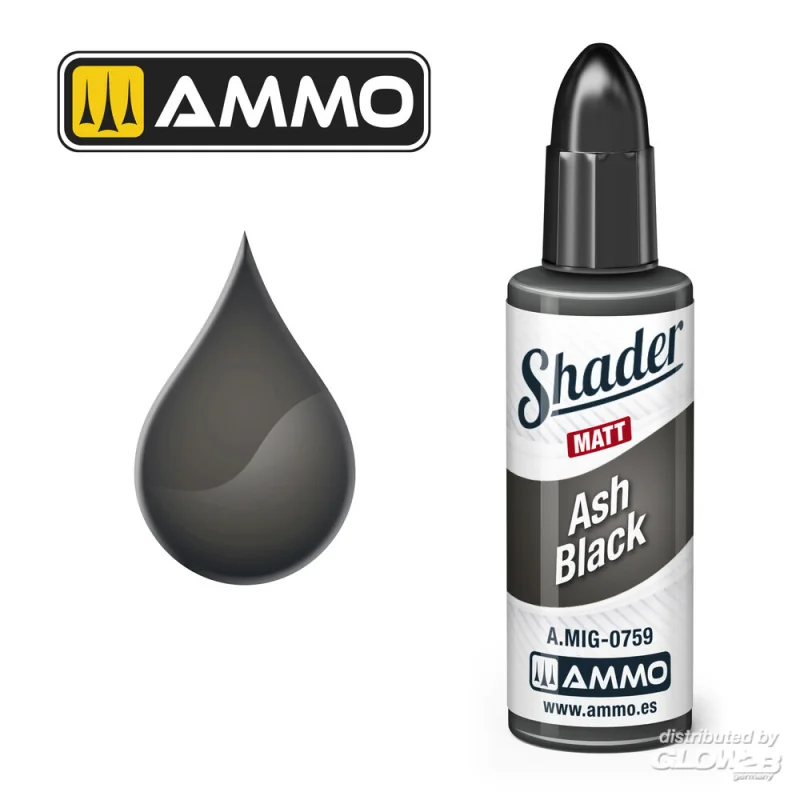 Peinture MATT SHADER Ash Black