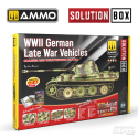 Peinture SOLUTION BOX 23 -WWII German Late War Vehicles. Colors and Weathering System