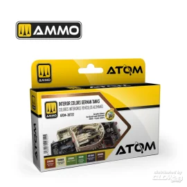 Peinture ATOM Interior Colors German Tanks Set