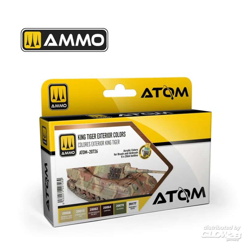 Peinture ATOM King Tiger Exterior Colors Set