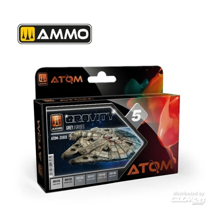 Peinture ATOM Gravity Set 5 - Grey