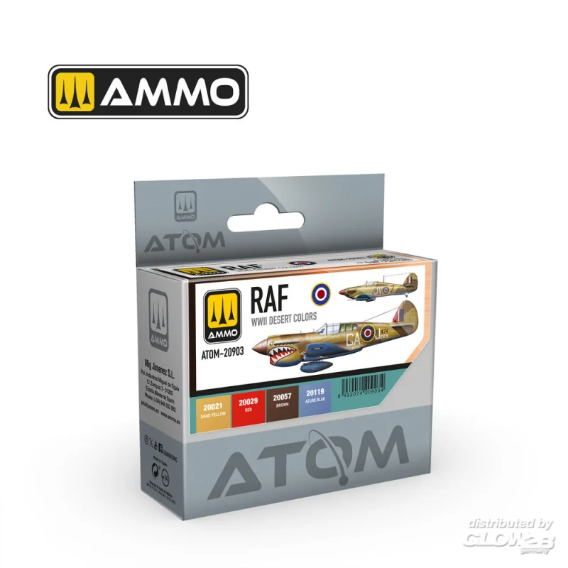 Peinture ATOM RAF WWII Desert Colors Set