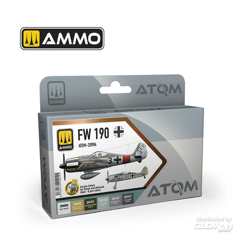 Peinture ATOM FW 190 Colors Set