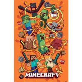  MINECRAFT - Funtage Montage - Poster 61 x 92cm