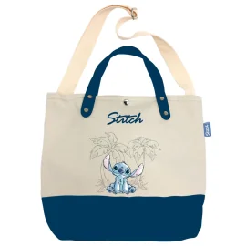  STITCH - Ohana & Blue - Grand Sac en Toile