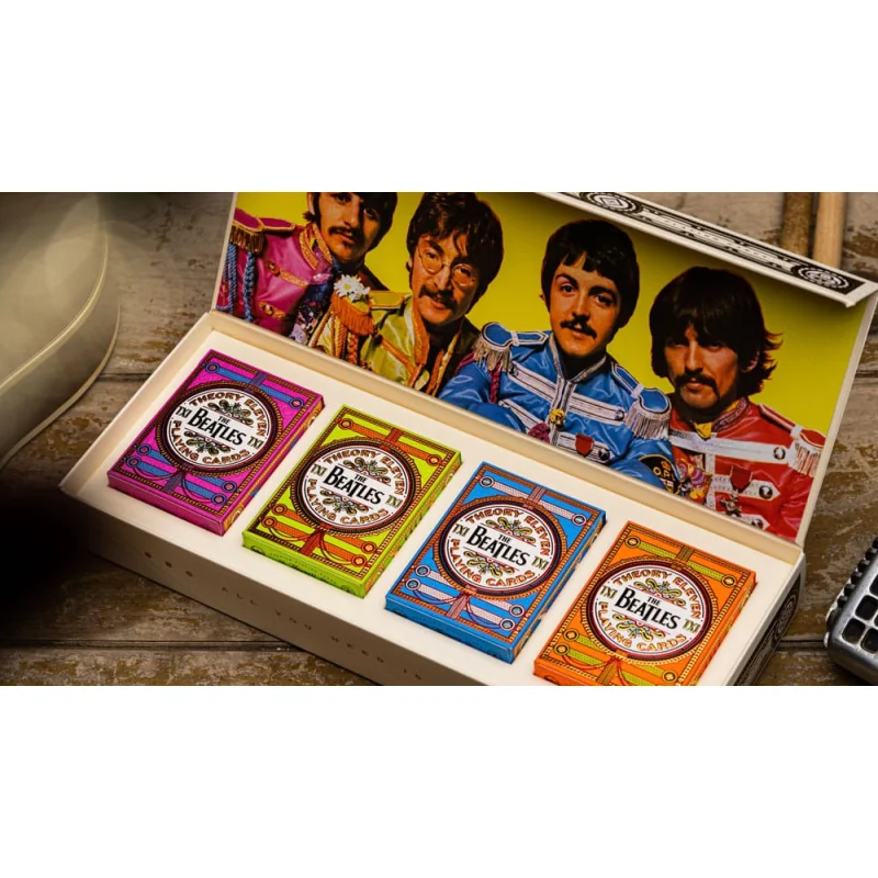 The Beatles jeu de cartes à jouer Box Set (4 decks)