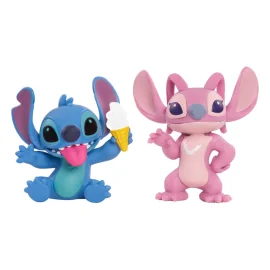  Lilo & Stitch pack 2 figurines Angel & Stitch 7 cm