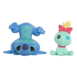  Lilo & Stitch pack 2 figurines Scrump & Upside Down Stitch 7 cm