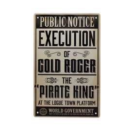 Poster One Piece - Set de 3 plaques en métal