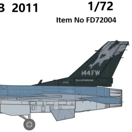  F-16C California ANG Sacramento Mather AFB 2011'