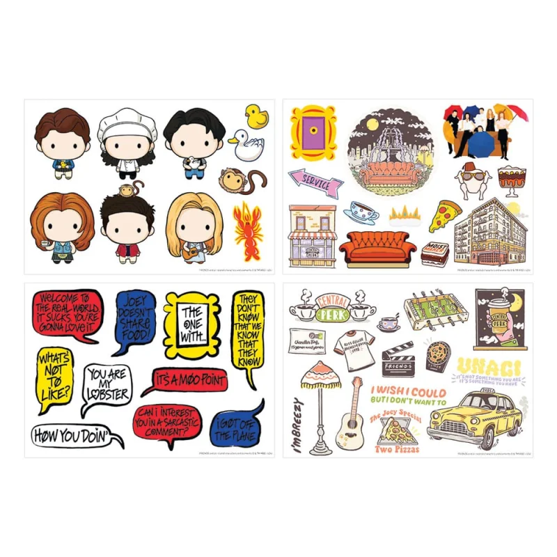  Friends stickers tech