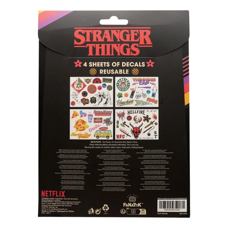 Patches et stickers Stranger Things stickers tech