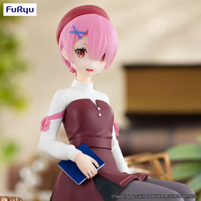 FRYU36688 Re:Zero Starting Life in Another World statuette PVC Noodle Stopper Ram Book Girl Ver. 14 cm