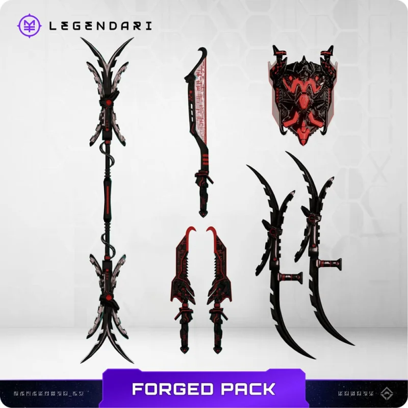 Figurine Legendari accessoires Forged Weapons Pack