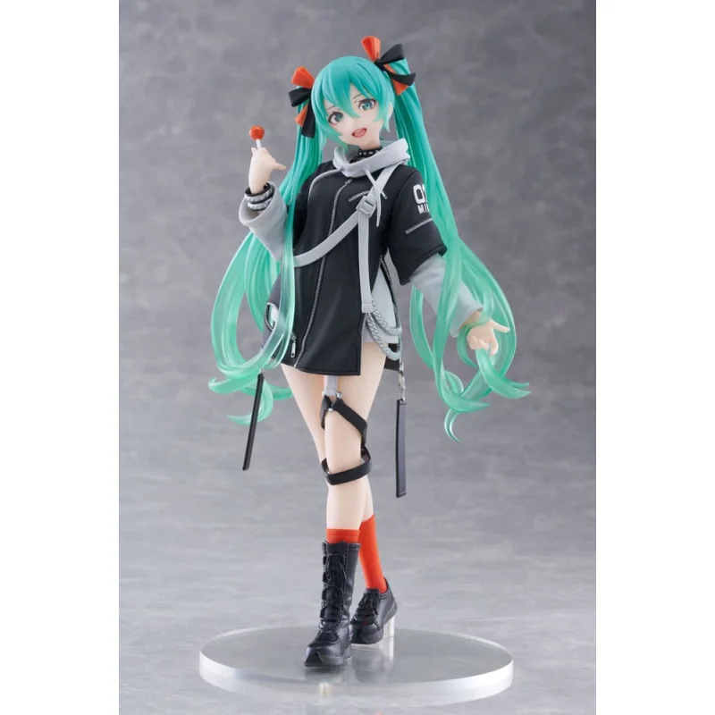 Figurine Hatsune Miku Wonderland statuette PVC Fashion Punk Ver. 18 cm