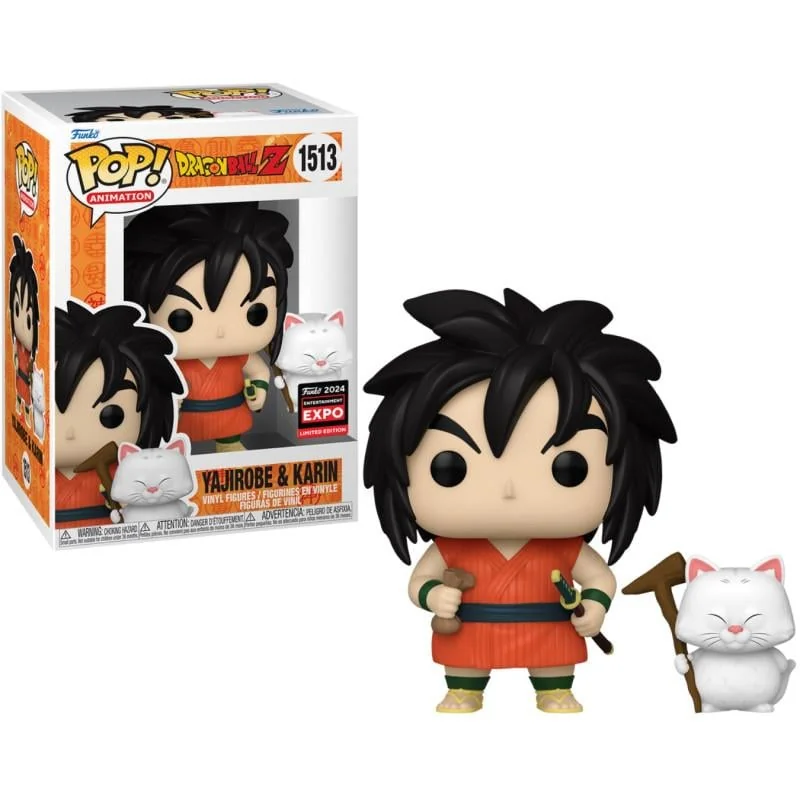 Figurine Pop DRAGON BALL Z - POP N° 1513 - Yajirobe & Karin "Convention"