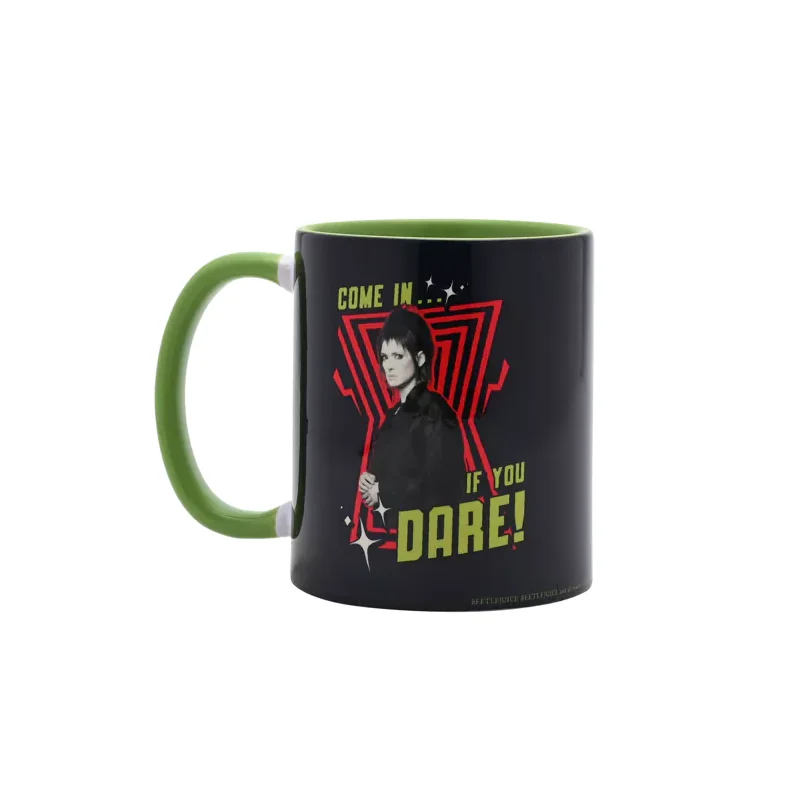 Widdop BEETLEJUICE - Black&Green - Ghost House - Mug Interieur Coloré -312 ml