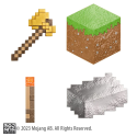 Réplique 1:1 Minecraft Coffre à butin Plains 10 cm