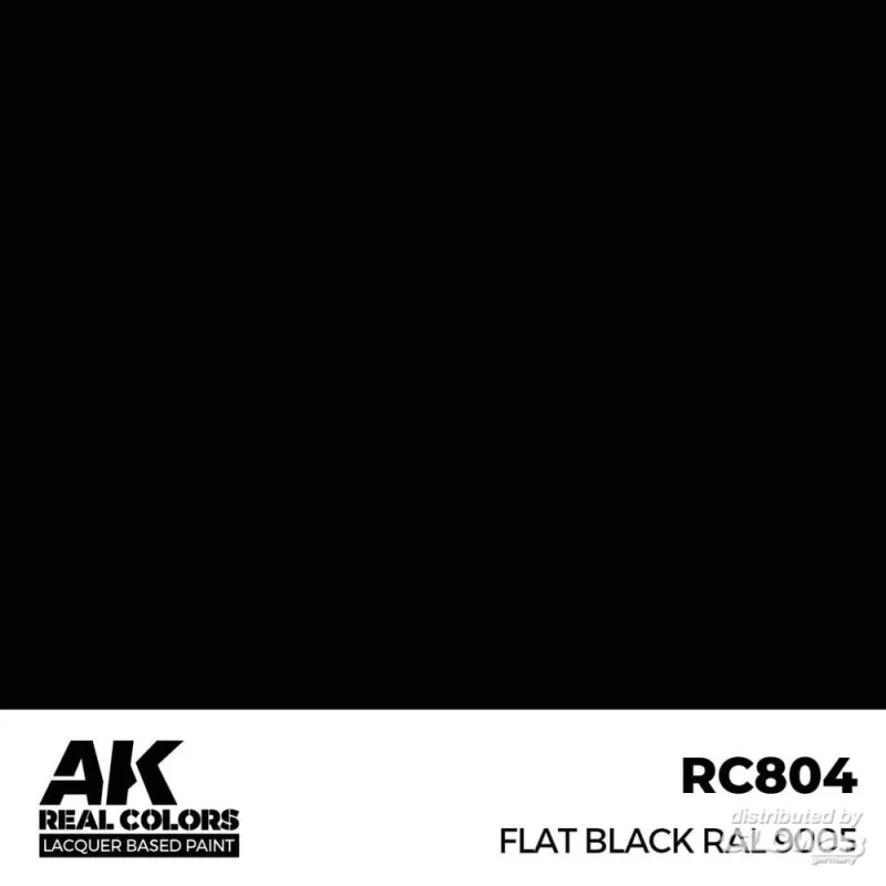 Peinture Flat Black RAL 9005 17 ml.