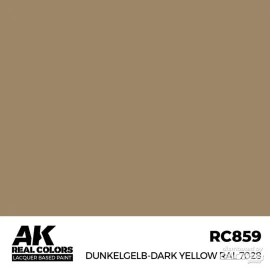 Peinture Dunkelgelb-Dark Yellow RAL 7028 17 ml.