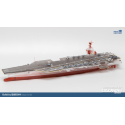 Maquette de bateau Clear Painted Colorful U.S. Navy Gerald R. Ford-class aircraft carrier- USS Gerald R. Ford CVN-78