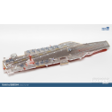 Magic Factory Clear Painted Colorful U.S. Navy Gerald R. Ford-class aircraft carrier- USS Gerald R. Ford CVN-78