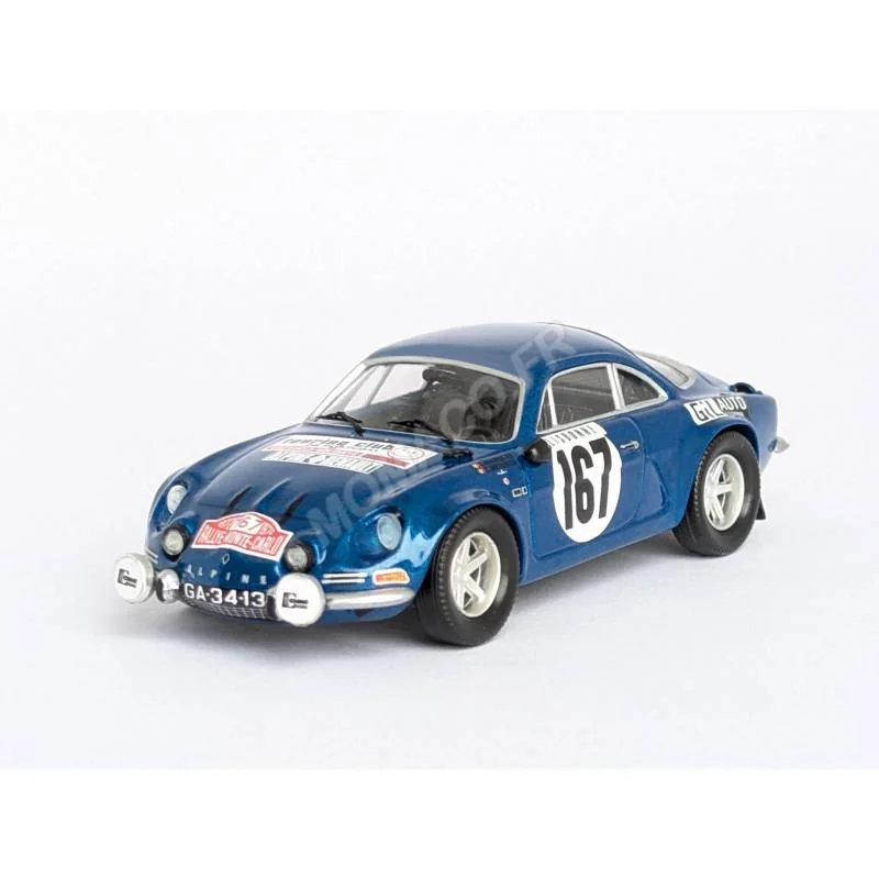 Miniature RENAULT ALPINE A110 167 VITOR COLACO MARQUES / CHRISTIAN MELVILLE RALLYE MONTE-CARLO 1972