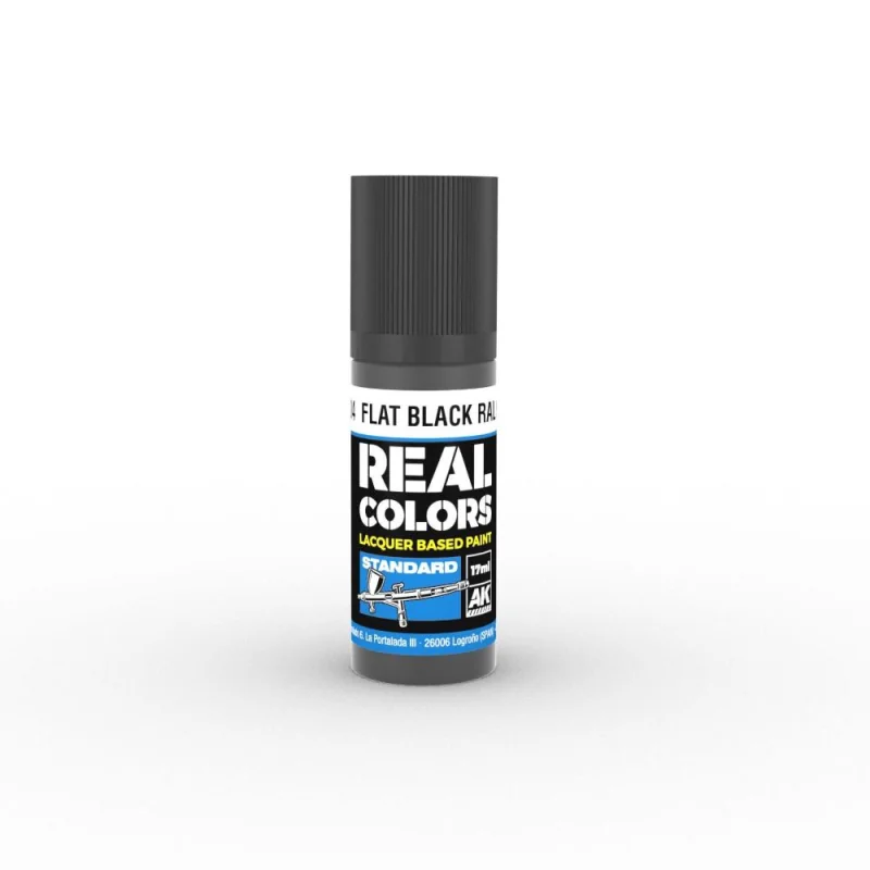 Peinture AK INTERACTIVE: Real Colors Flat Black RAL 9005 17 ml.