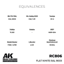 AK Interactive AK INTERACTIVE: Real Colors Flat White RAL 9003 17 ml.