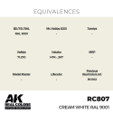 AK Interactive AK INTERACTIVE: Real Colors Cream White RAL 9001 17 ml.