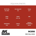 AK Interactive AK INTERACTIVE: Real Colors Red RAL 3000 17 ml.