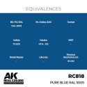 AK Interactive AK INTERACTIVE: Real Colors Pure Blue RAL 5005 17 ml.