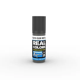 Peinture AK INTERACTIVE: Real Colors Gun Metal 17 ml.