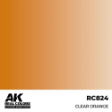 Peinture à maquette acrylique AK INTERACTIVE: Real Colors Clear Orange 17 ml.