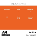 AK Interactive AK INTERACTIVE: Real Colors GULF Orange 17 ml.