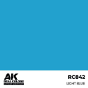 Peinture à maquette acrylique AK INTERACTIVE: Real Colors Light Blue 17 ml.