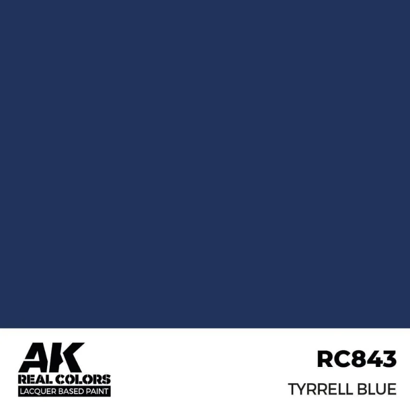 Peinture à maquette acrylique AK INTERACTIVE: Real Colors Tyrrell Blue 17 ml.